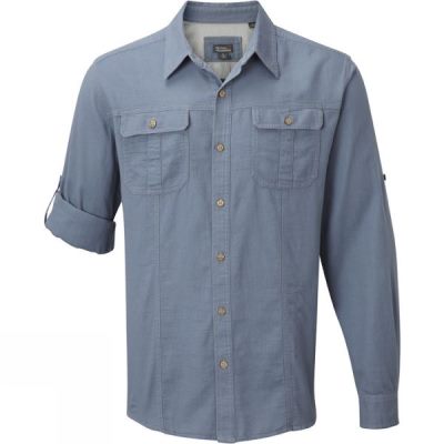 Royal Robbins Cool Mesh Baja Hosszú Ujjú - Férfi Ing - Kék (Magyarország AOM248796)